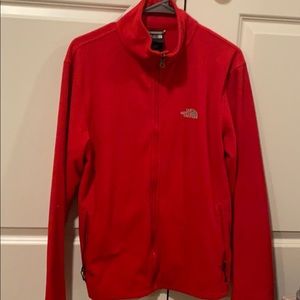 north face jacket (red)